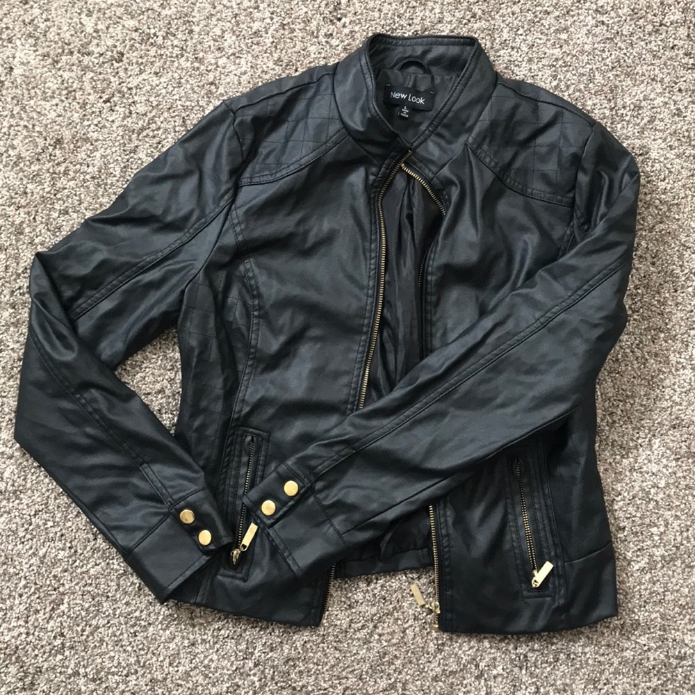 Fake leather jacket